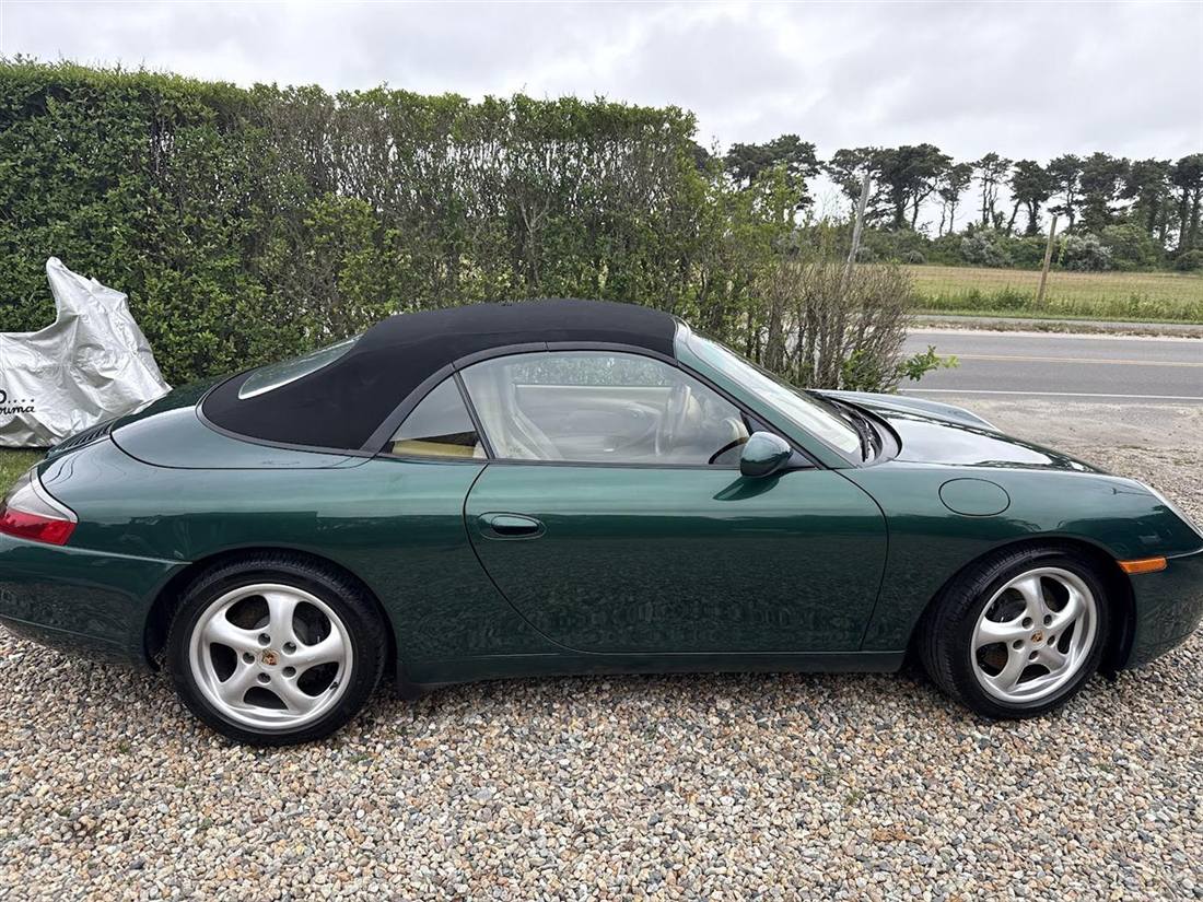 Customer photo — green Porsche 911 cabriolet detailed by ACK Detailing